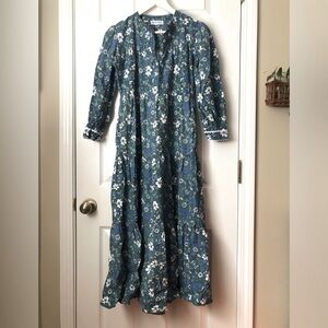 Pink City Prints Georgie Floral Dress in XS